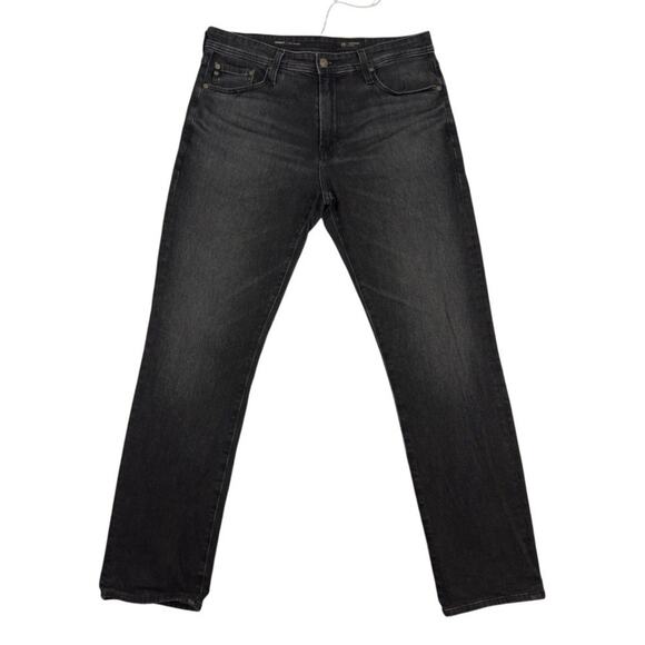 AG Adriano Schmeid Jeans Mens 33x34 Black Everett Slim Straight Pants